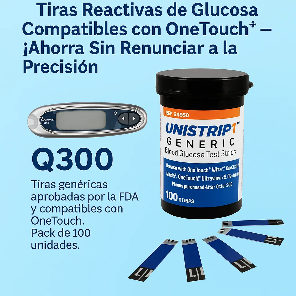 Tiras Reactivas UNISTRIP ENVÍO GRATIS - OneTouch 2 TIRAS REACTIVAS UNISTRIP1
