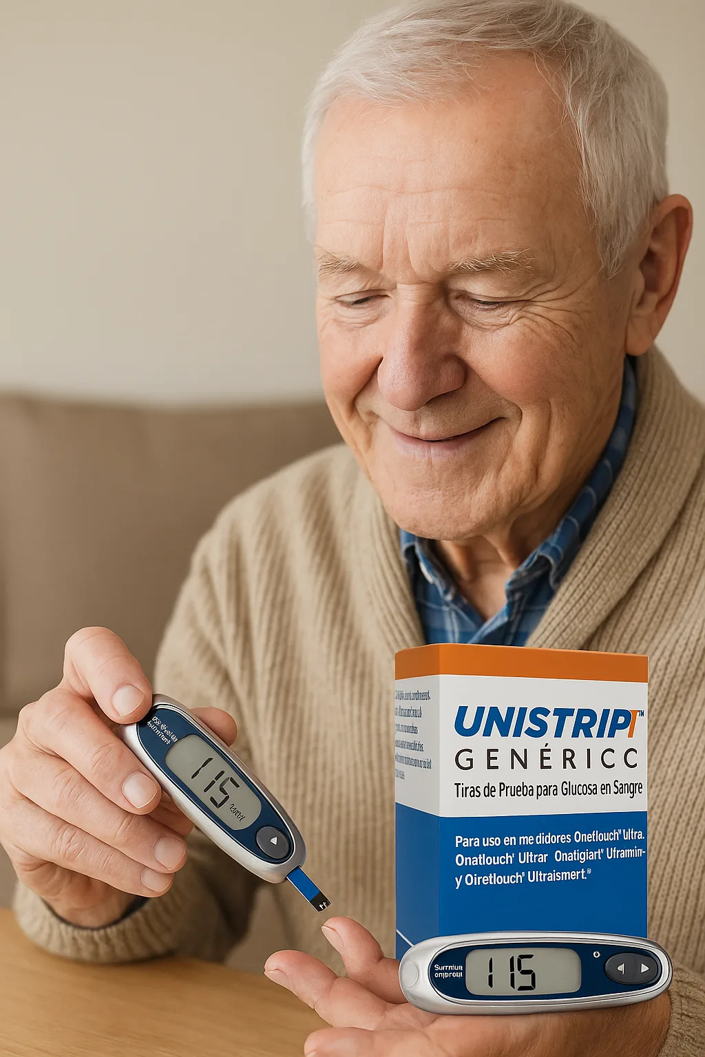 Tiras Reactivas UNISTRIP ENVÍO GRATIS - OneTouch 7 TIRAS REACTIVAS UNISTRIP1