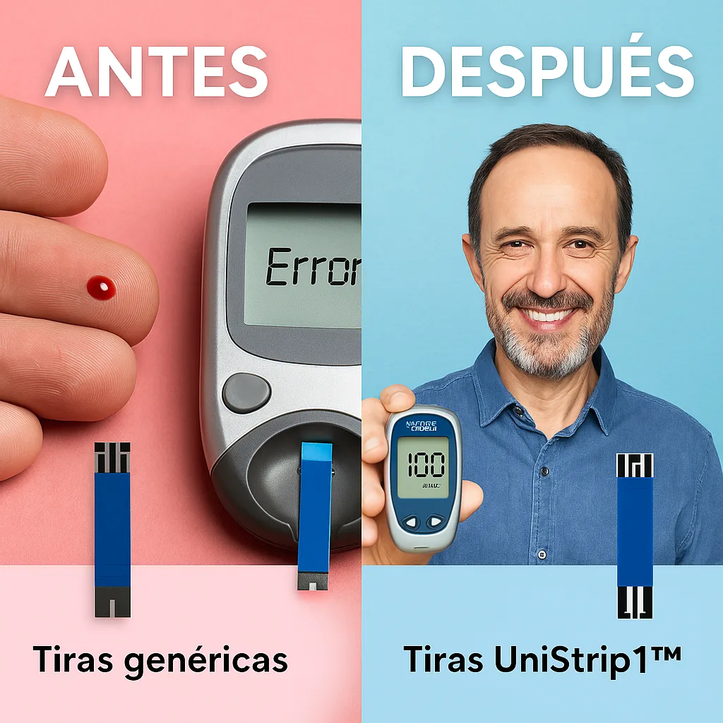 Tiras Reactivas UNISTRIP ENVÍO GRATIS - OneTouch 4 TIRAS REACTIVAS UNISTRIP1