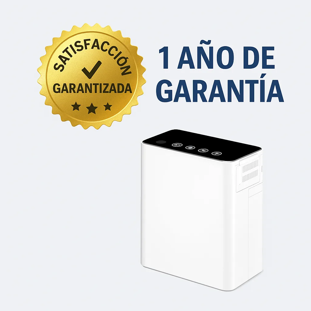 Nuevo Concentrador de Oxígeno Portatil +5 Horas Respirando 6 CONCENTRADOR PORTATIL GARANTIA 1 AÑO
