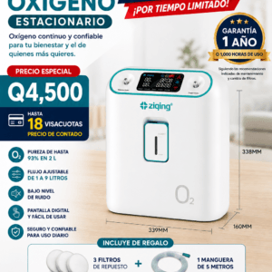 Nuevo Concentrador de Oxígeno Estacionario Guatemala ZY-02 Q4,499